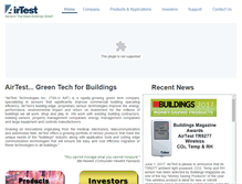 Tablet Screenshot of airtesttechnologies.com